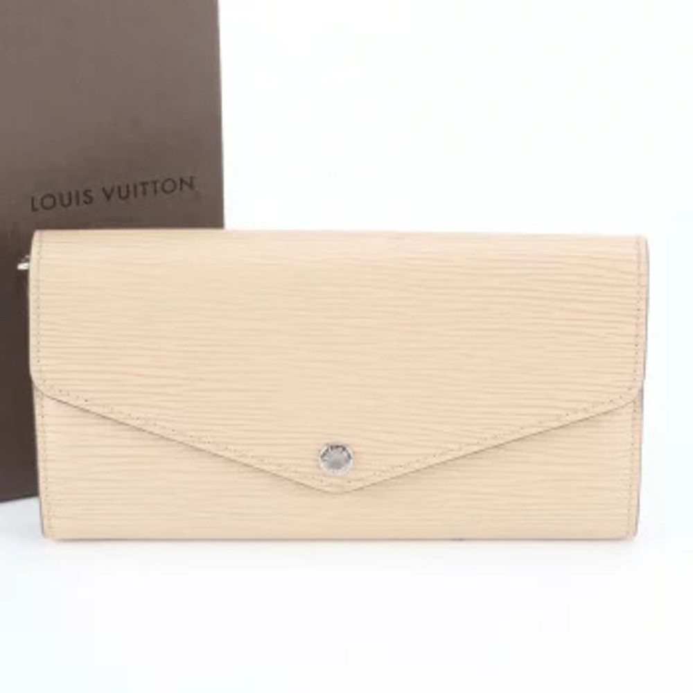 Louis Vuitton Epi Portefeuille Sarah Leather Long Wallet Gold